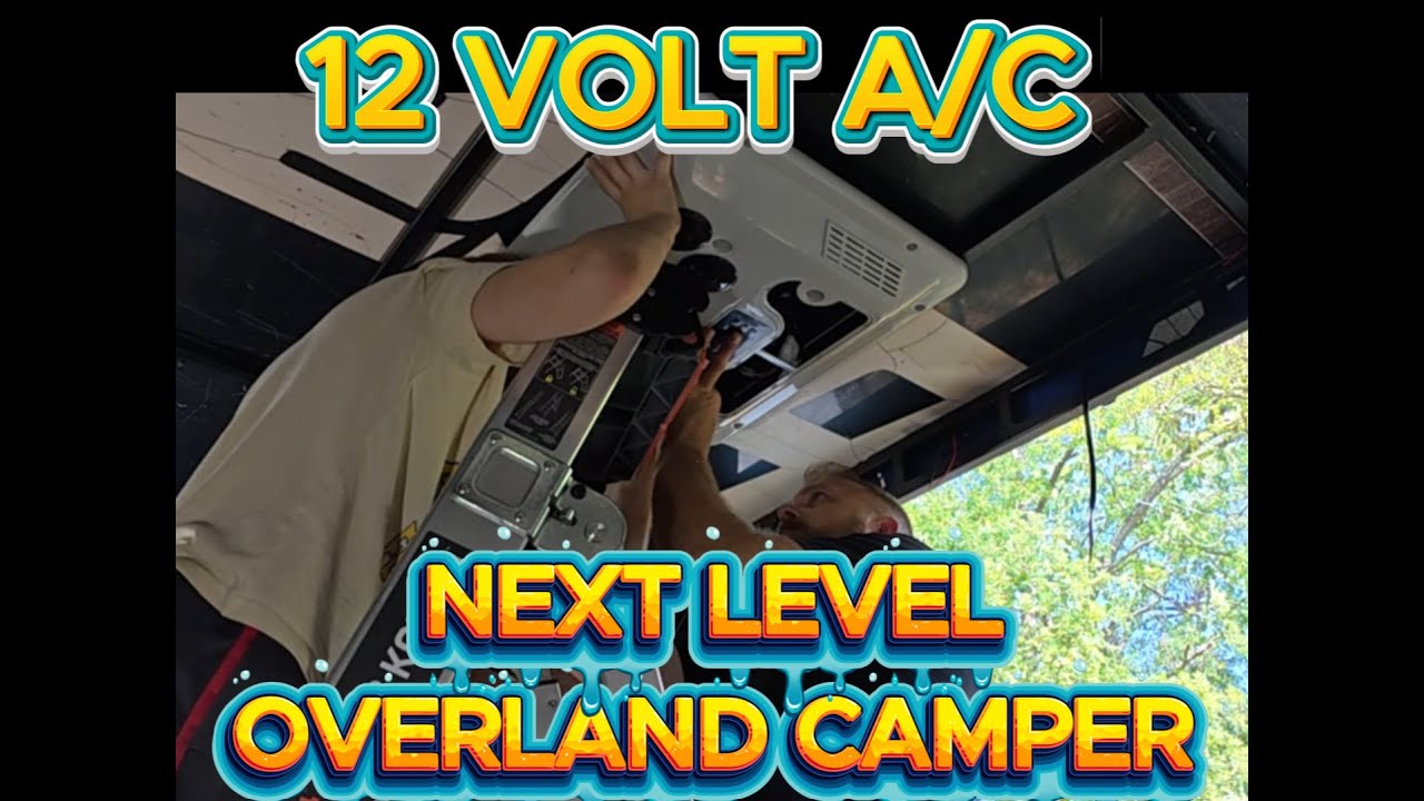 NEXT LEVEL CAMPING IN OUR DIY OVERLAND CAMPER WITH 12 VOLT ac  #DIY #OVERLAND #OFFROAD