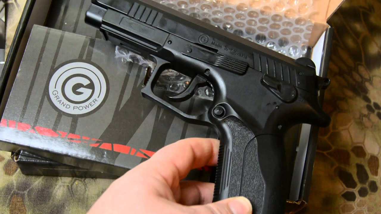 Unboxing: Airsoftky a vzduchovky GRAND POWER