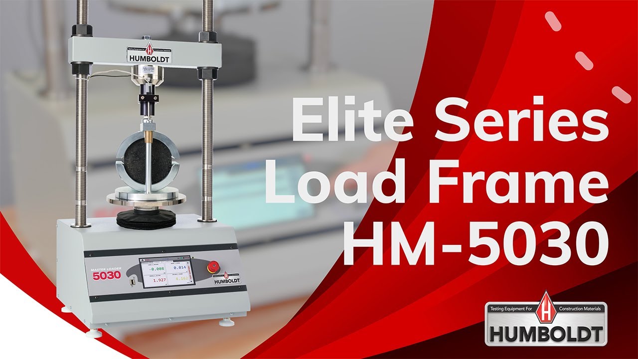 HM-5030 Elite Series Load Frame Humboldt Testing Equipment for Soil, Asphalt and Triaxial