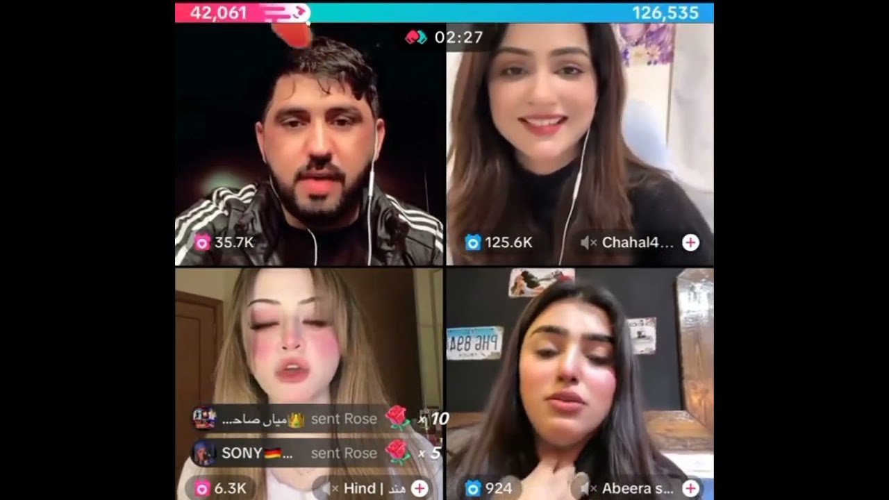 Mr Pattlo & Hind VS Chahal & Abeera Sheikh | Punishment Match Tiktok Live