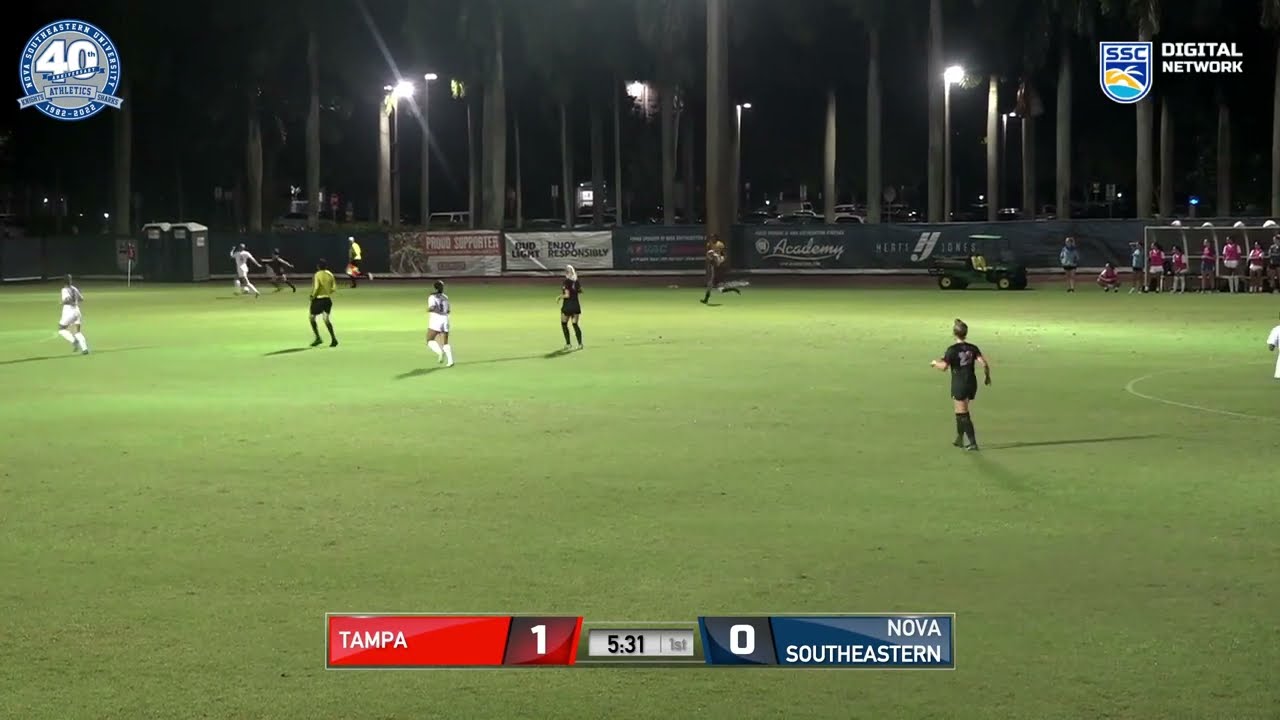 2022 Tampa Women's Soccer at Nova Southeastern