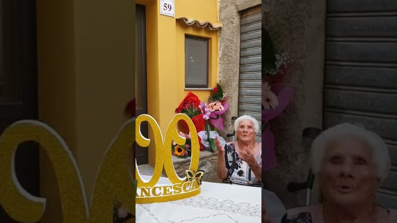 100 anni, facciamo gli auguri alla signora Francesca Crisafulli