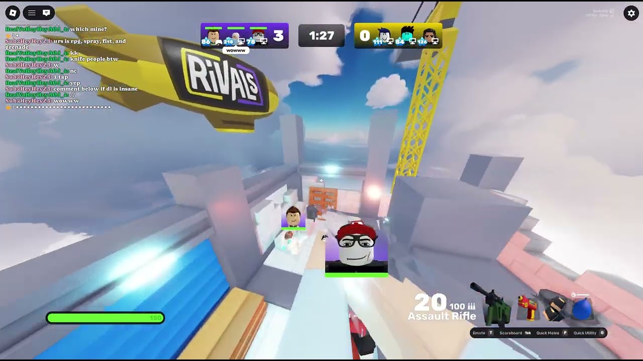 Roblox Rivals But My Friend Picks My LOADOUT!?!?!?