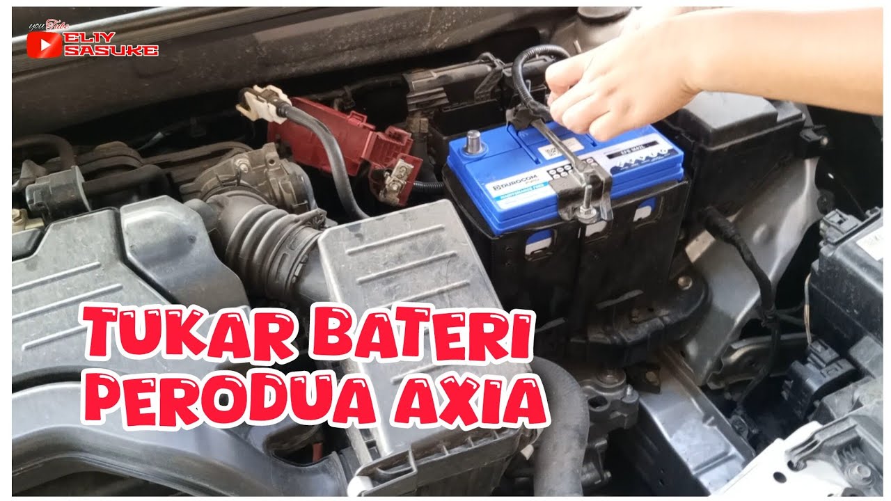 Hidupkan enjin kereta ketika hendak tukar bateri baru DUROCOM PRO