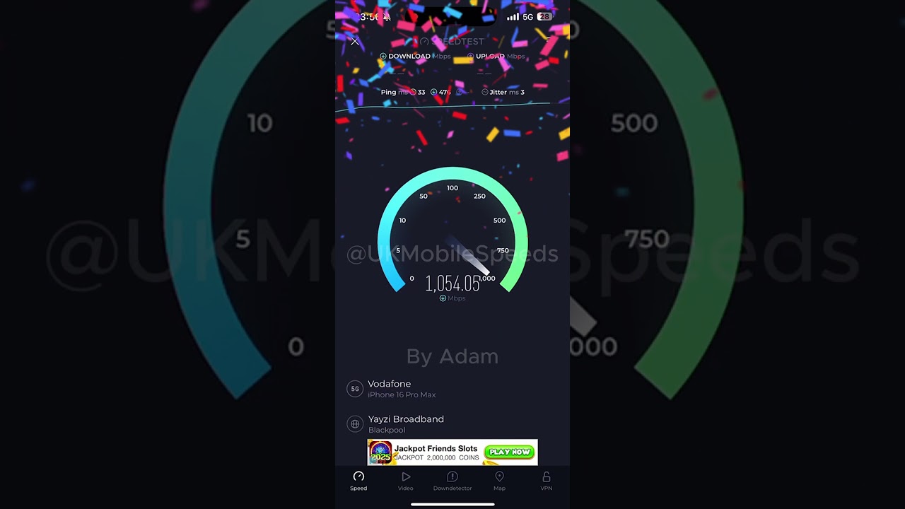 1Gbps!!! Vodafone 5G Speeds Argyle Street Glasgow #telecom #vodafoneuk #vodafone