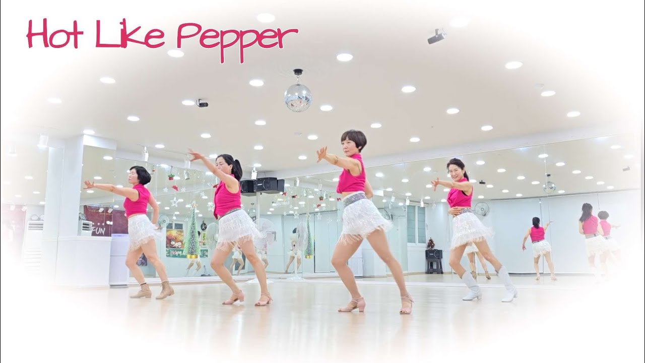 Hot Like Pepper🍀 Line Dance Demo ## 대구시 수성구 지산동 홍라인댄스 010- 5003 -2606