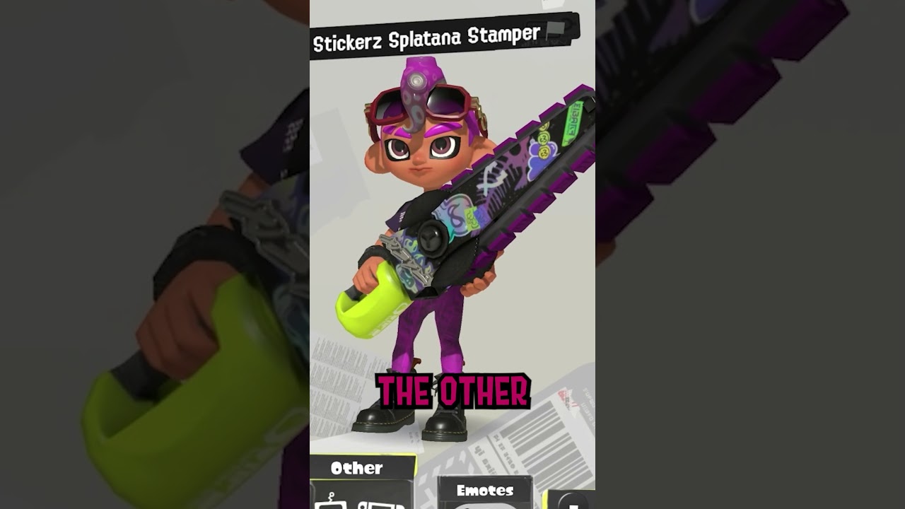 Splatana Stamper - A Closer Look #splatoon3