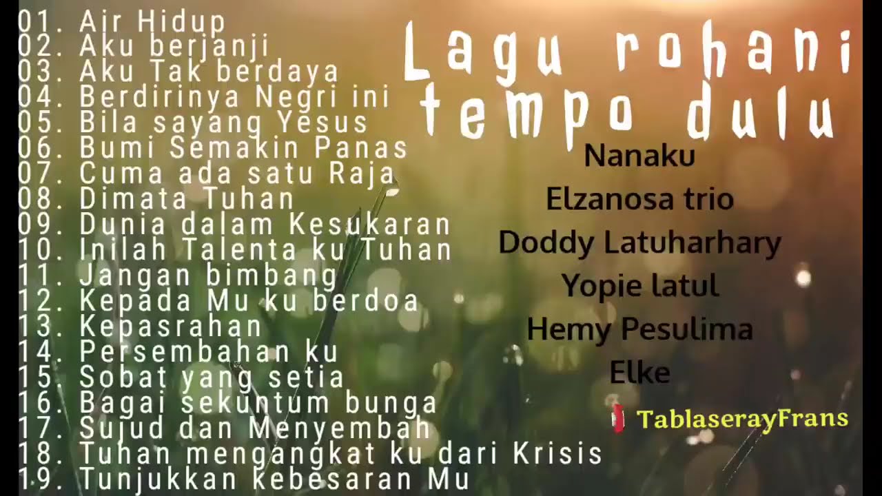 Nanaku, Trio Elzanosa, Doddy Latuharhary,Yopie Latul   Lagu Rohani