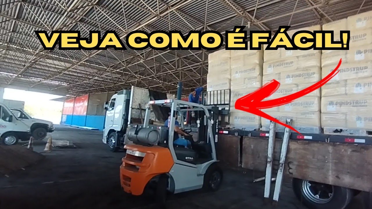 empilhadeira a gás, enfim apareceu um carregamento 🙏🙏