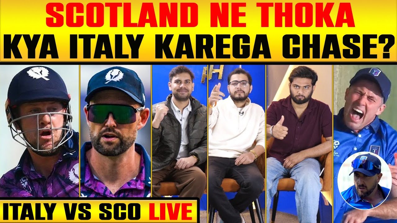 🔴ITALY VS SCO: RUN FEST IN KOLKATA, SCOTLAND NE TODA, CAN ITALY CHASE? #t20worldcup2026