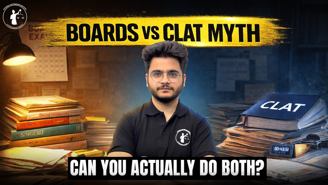 Boards vs CLAT  Can You Balance Both? Watch Before It’s Too Late!