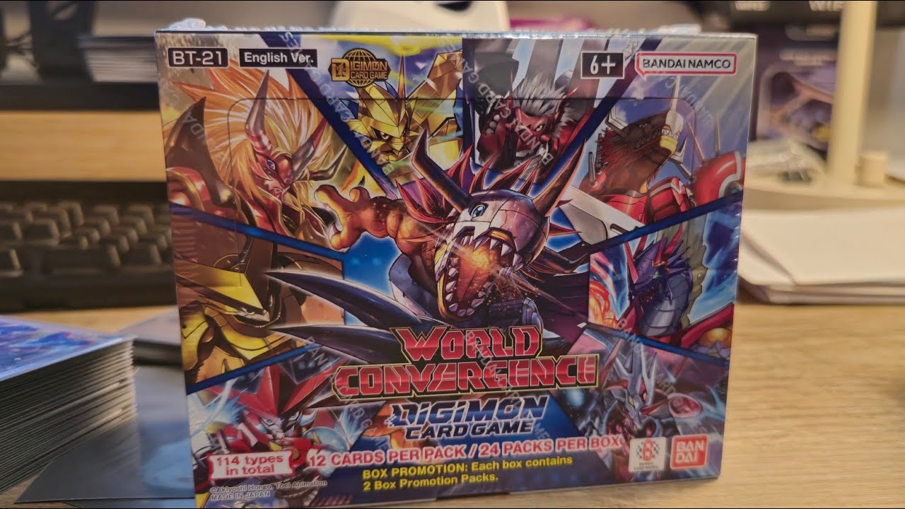 Let's Open a Digimon BT21 World Convergence Booster Box
