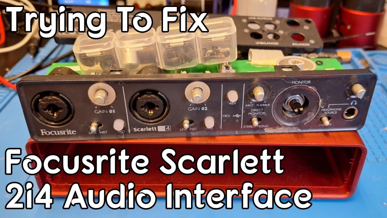 Trying To Repair - Overvoltage Focusrite 2i4