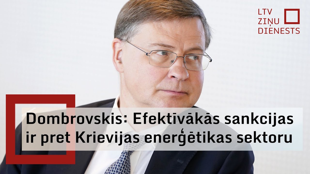 Eirokomisārs: Sankcijas pret 