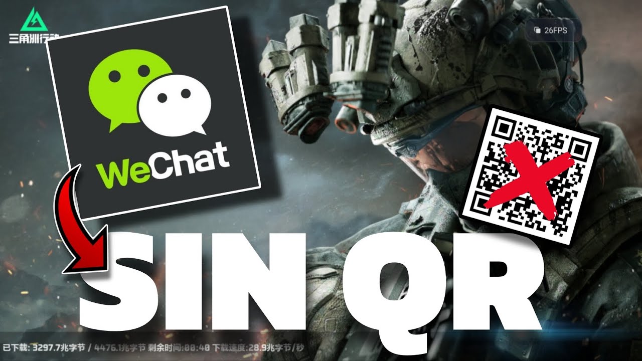 📱 CÓMO crear CUENTA WeChat SIN Código QR para jugar DELTA FORCE MOBILE y cualquier juego chino