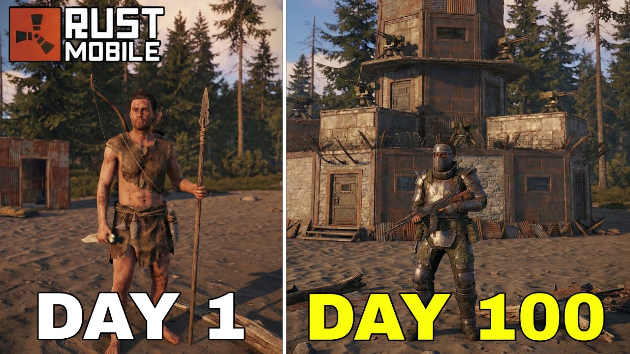 My 100-Day Adventure in Rust Mobile Beta | S2 EP.1-3