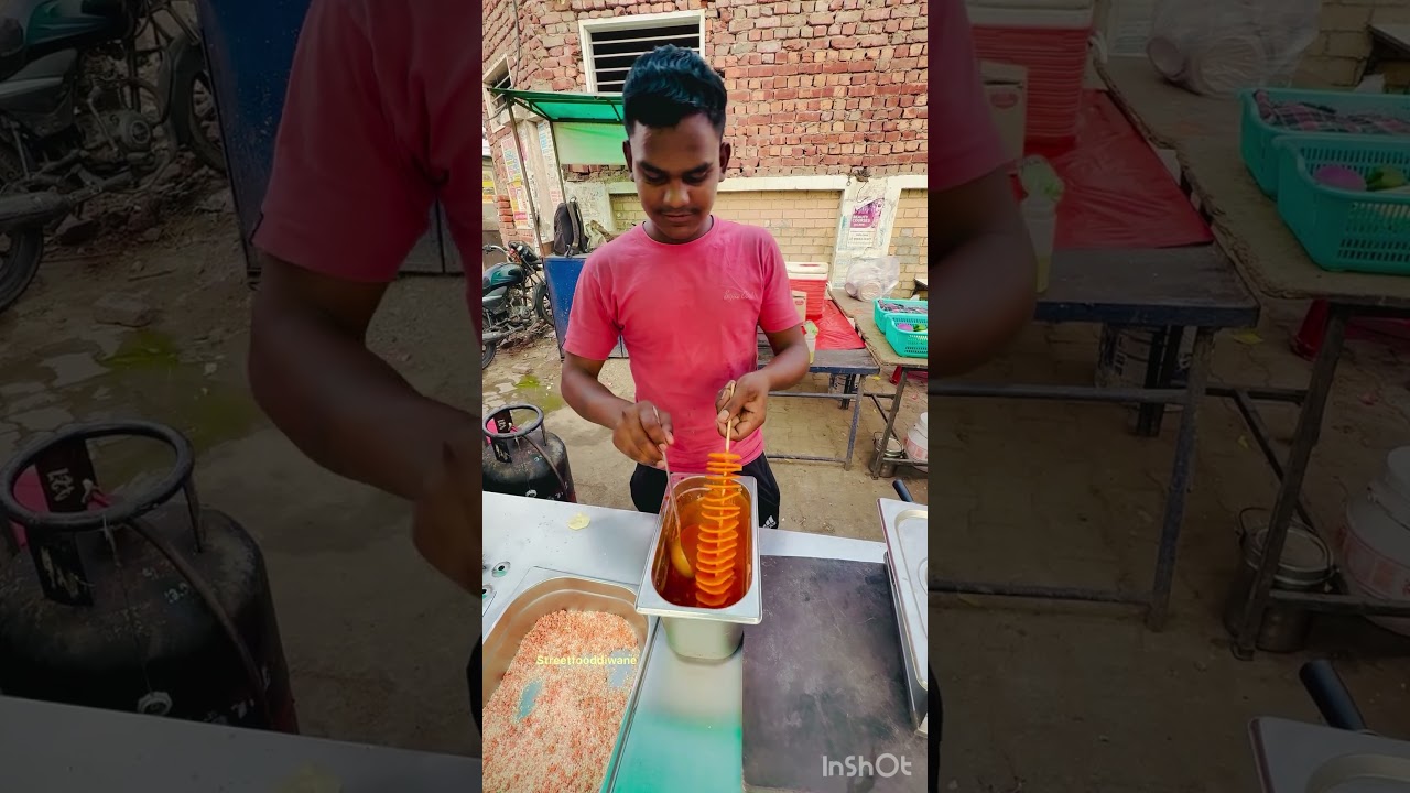 Spiral Potato Tornado &ndash; Crispy Street Snack Recipe!
