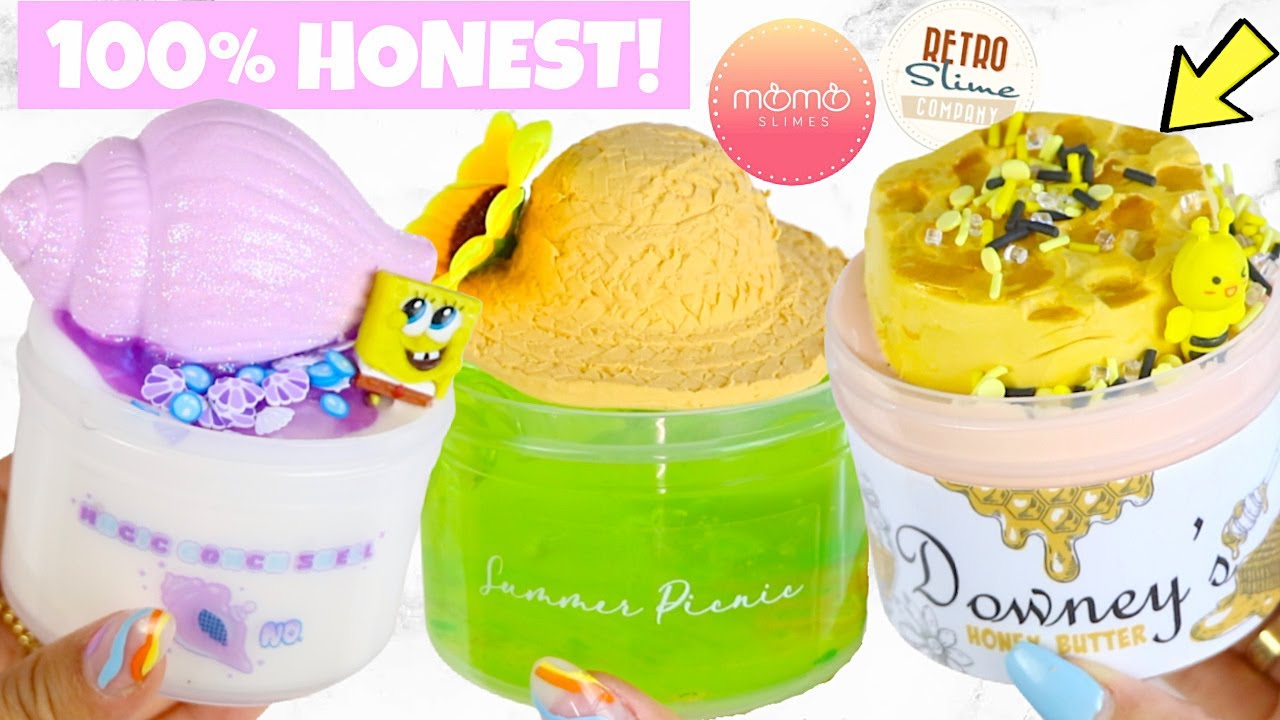 FAMOUS VS UNDERRATED Slime Shop Review! Momo Slimes + Retro Slime Company!
