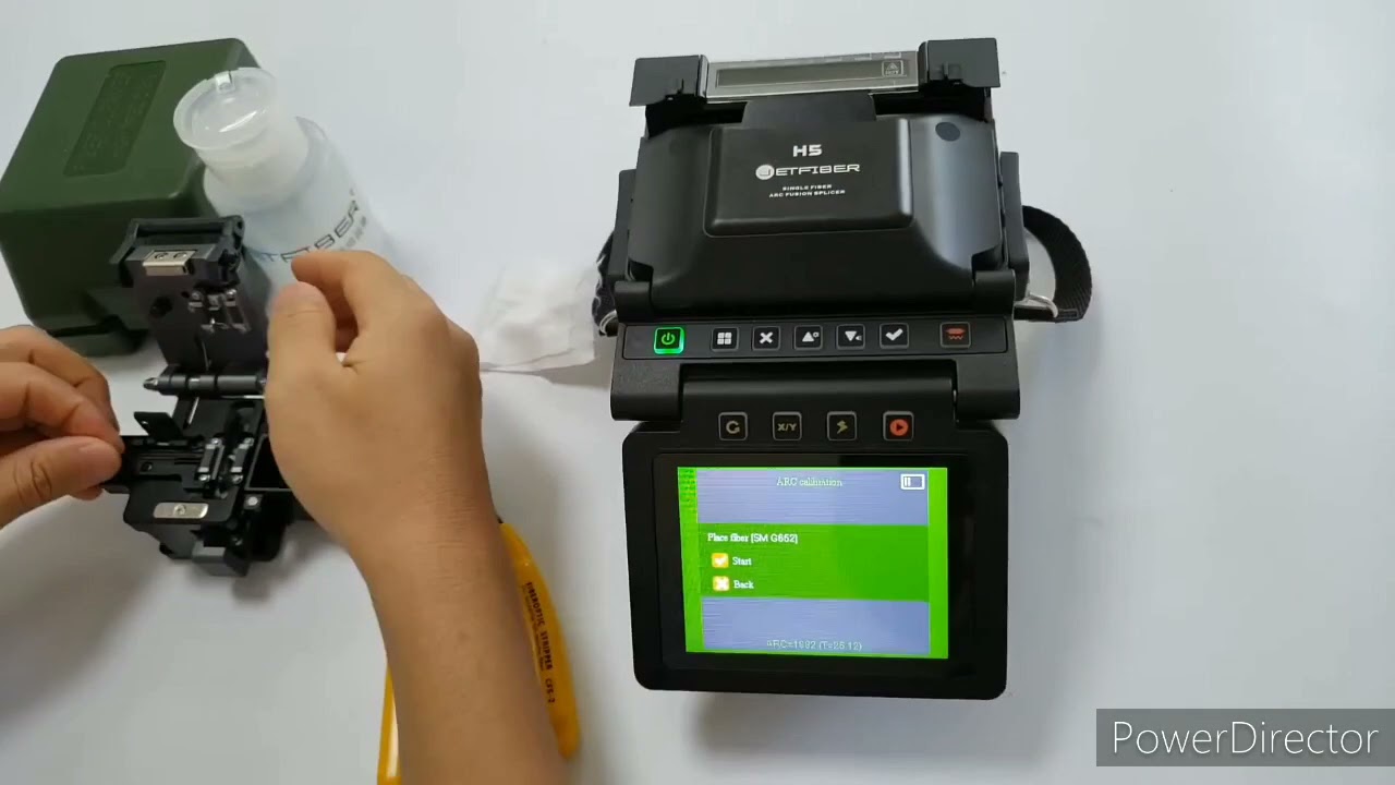 Jetfiber H5 Splicing Machine Electrodes Replacement .