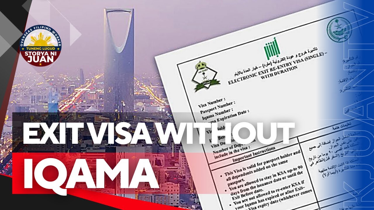 🔴 PWEDENG MAG EXIT ANG WORKER KAHIT WALA PANG IQAMA
