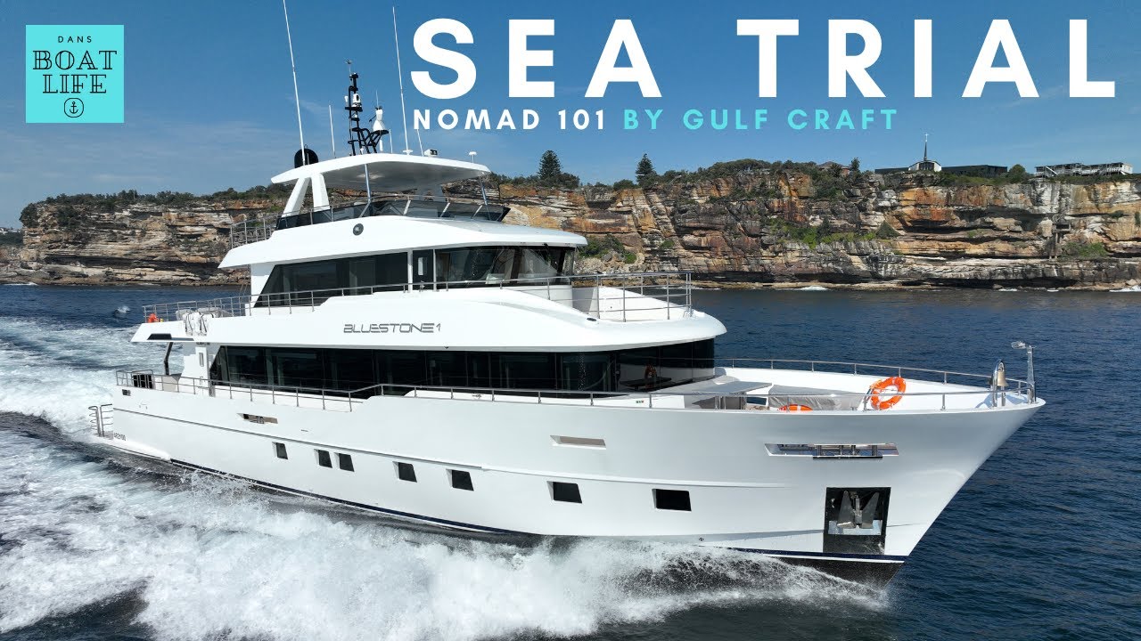 21 KNOTS in the Nomad 101 by Gulf Craft - Sea Trial & interseting chat with Baily Marine Consulting
