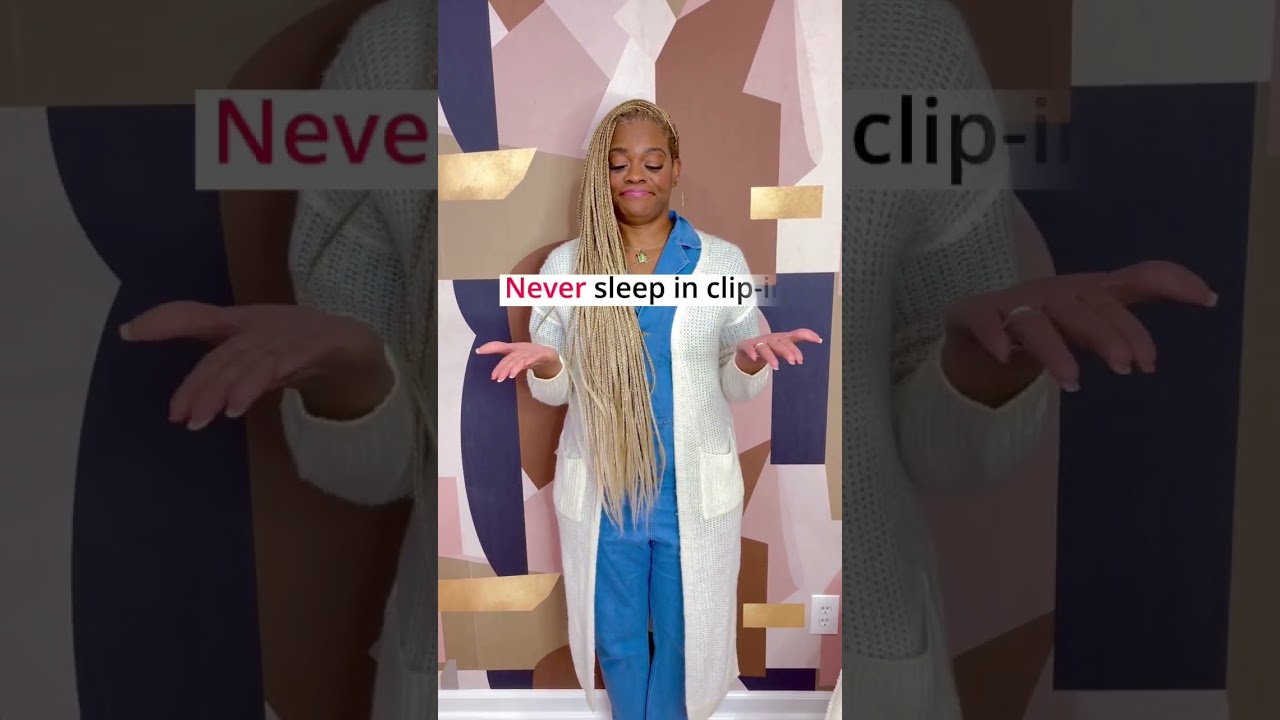 Do you sleep in your clip-extensions? #clipinextensions #clipinsforblackgirls #clipins