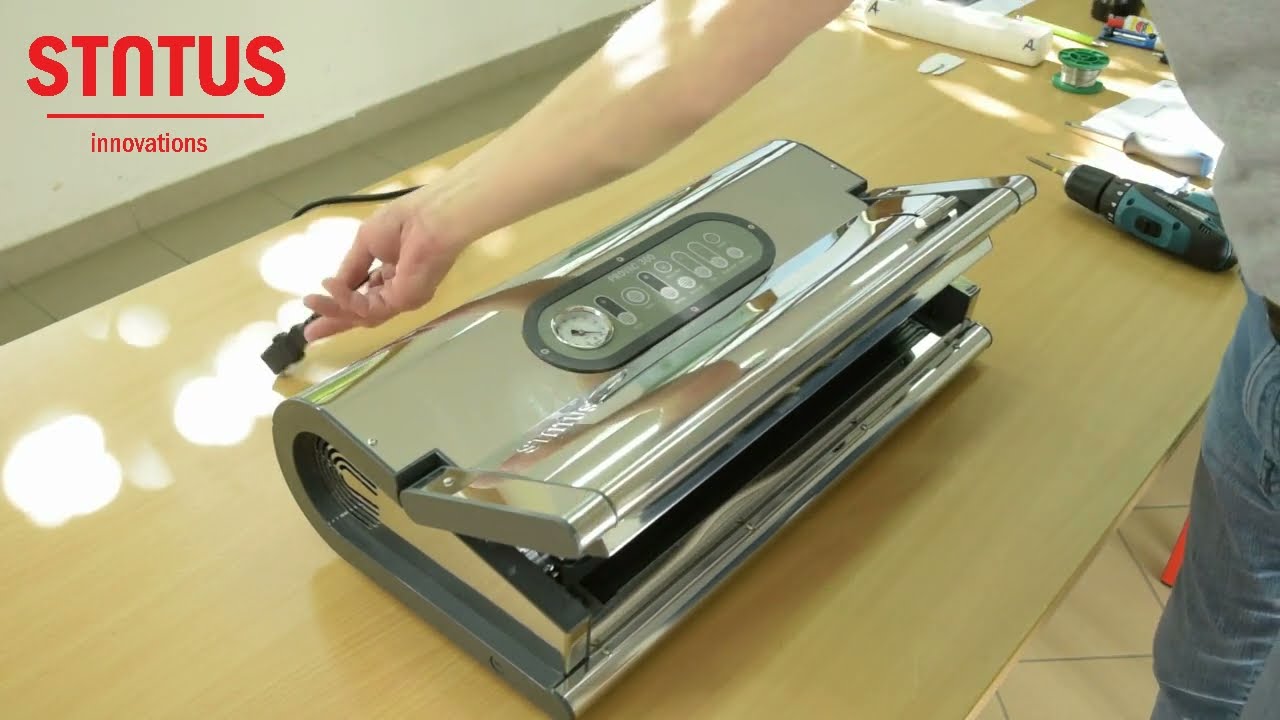 Status PROVAC 360 vacuum packing machine - Replacement of sealing band and the sealing band holder