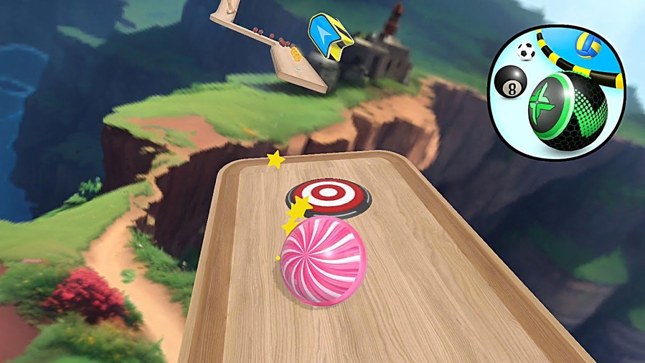 Racing Ball Rolling Adventure Landscape Gameplay Android iOS Game 27