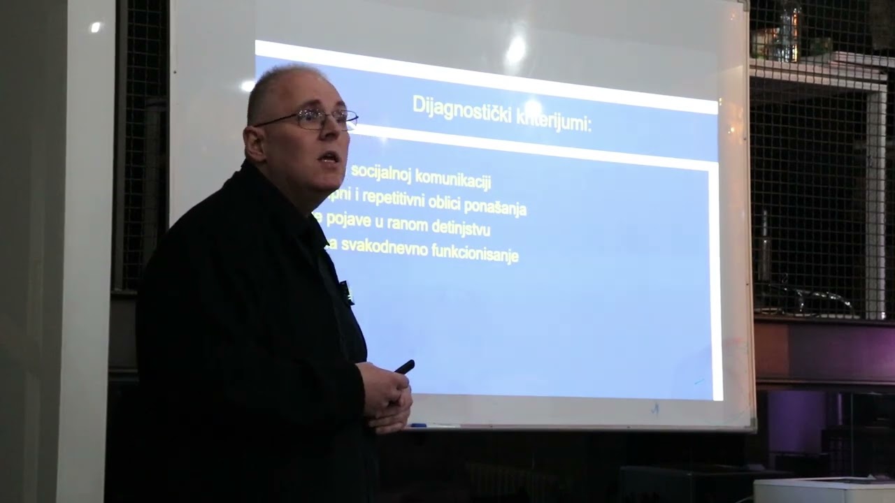 Seksualnost kod osoba sa autizmom (tribina) - prof. Nenad Glumbić