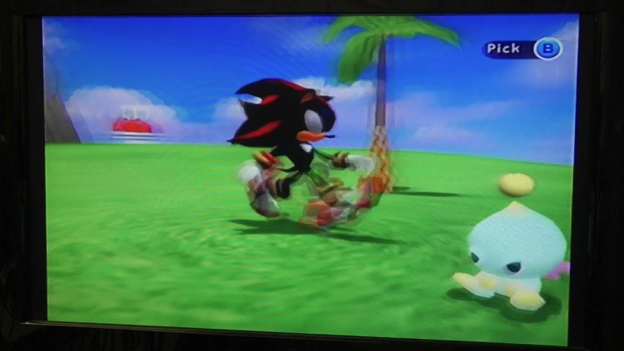 Sonic Adventure 2 Hatching Chao egg in water