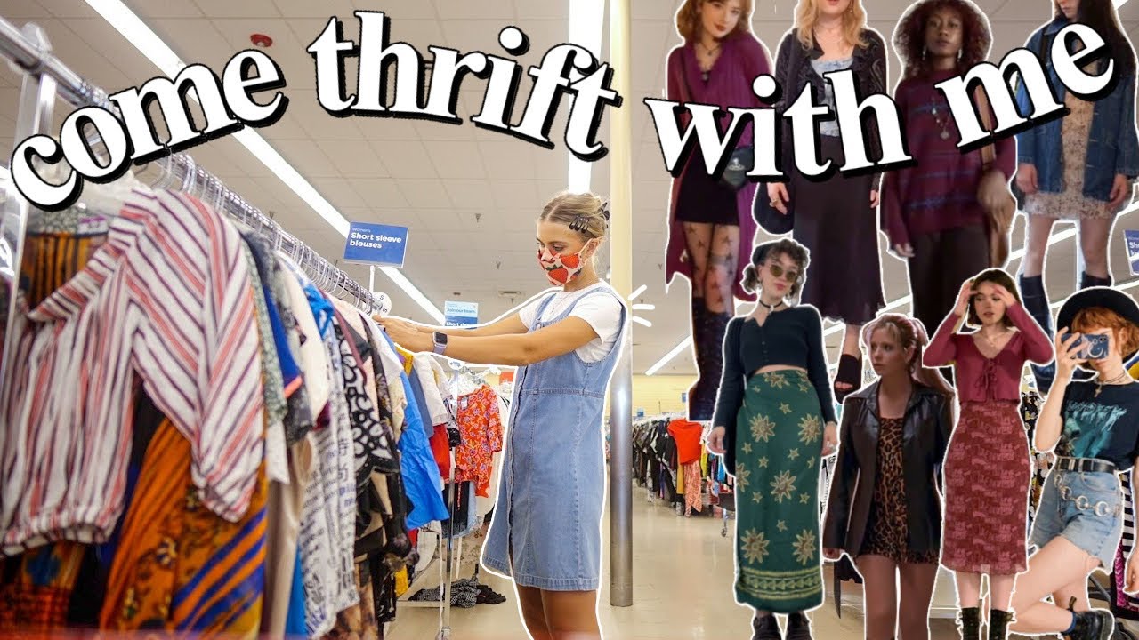come thrift with me for the WHIMSIGOTH AESTHETIC 🍂 + thrifting for fall 🌙