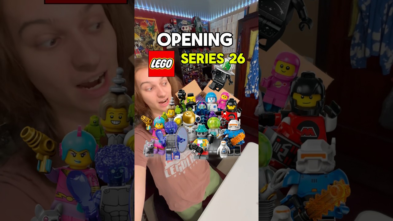 Opening LEGO collectible mini figures series 26 #LEGO #unboxing ￼