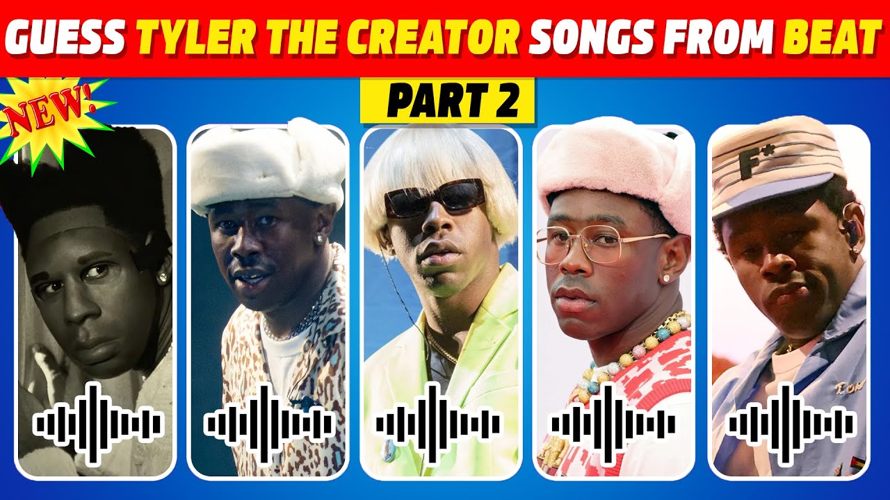 Guess Tyler the creator songs from the beat Part 2 | Guess the song | Tyler the creator Quiz 2025