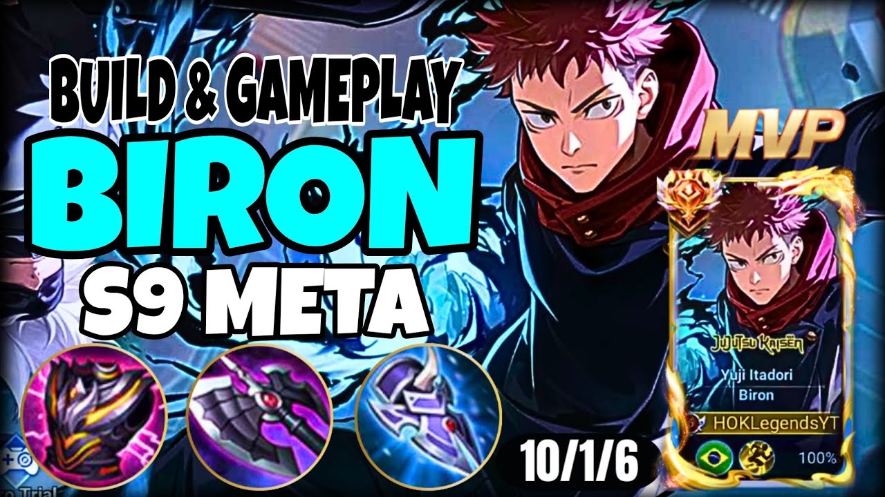 BIRON HONOR OF KINGS BUILD | HOK EPIC GAMEPLAY