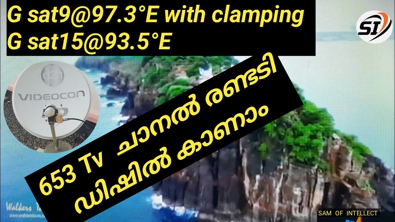 G sat9@97.3°E + G sat15@93.5°E ku band clamping, 653 Tv channel free, രണ്ടടി ഡിഷിൽ സൗജന്യമായി കാണാം