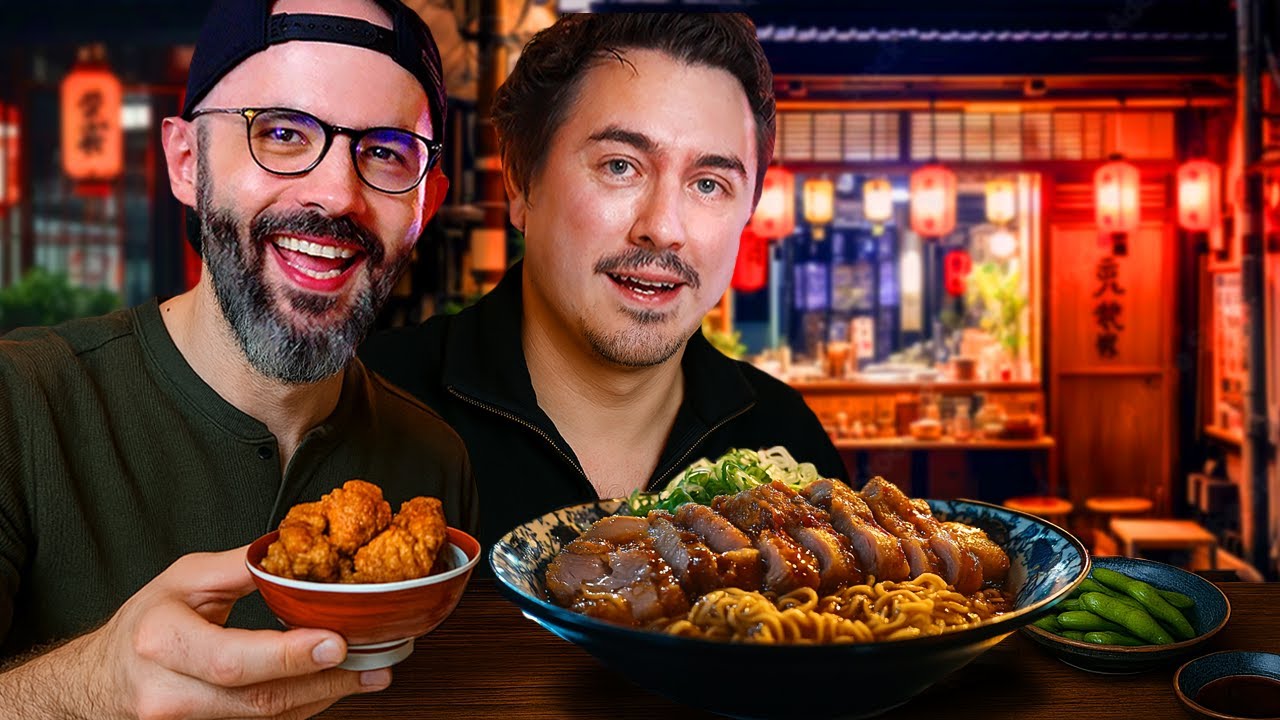 Eating Everything at a Japanese Pub (Izakaya) in Tokyo ft. @Abroad in Japan