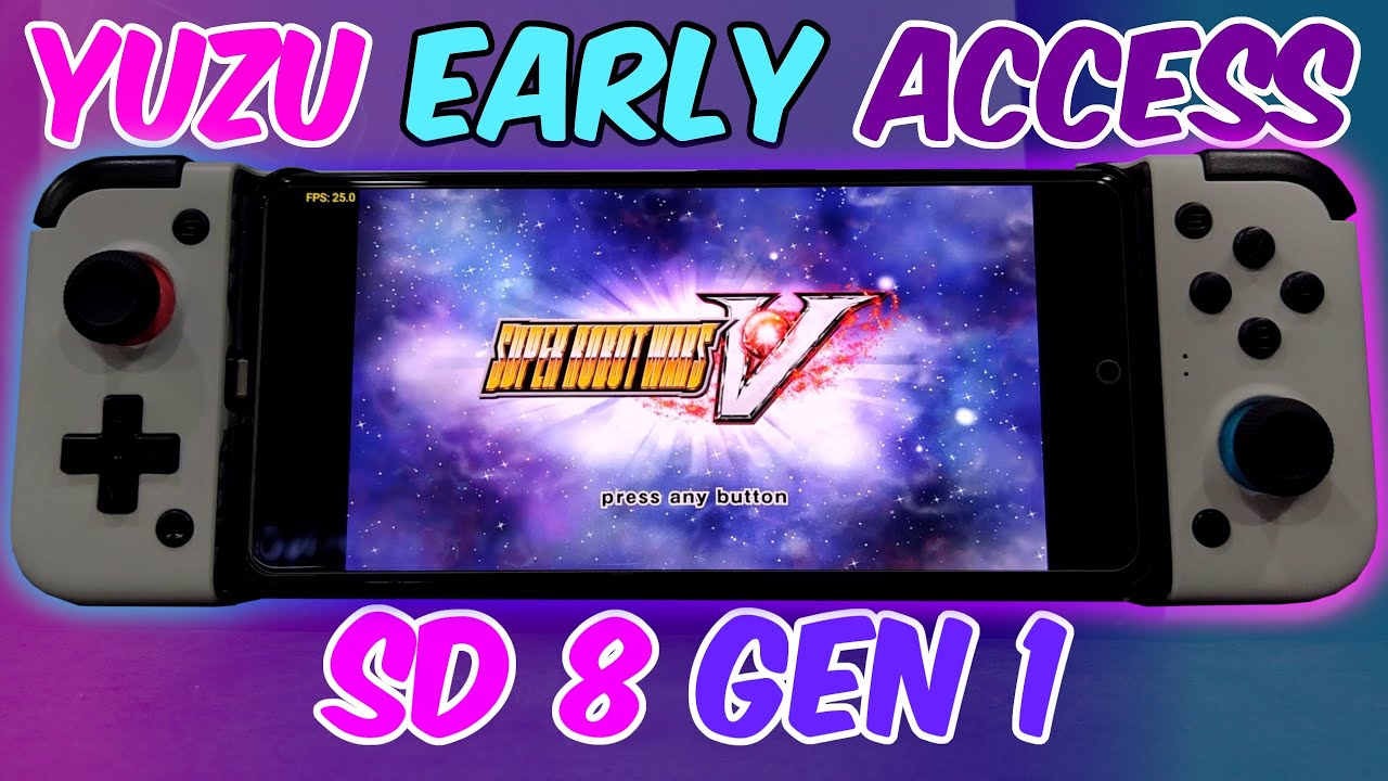 Yuzu Emulator (Android) Super Robot Wars V | Snapdragon 8 Gen 1 | POCO F4 GT | YUZU EA
