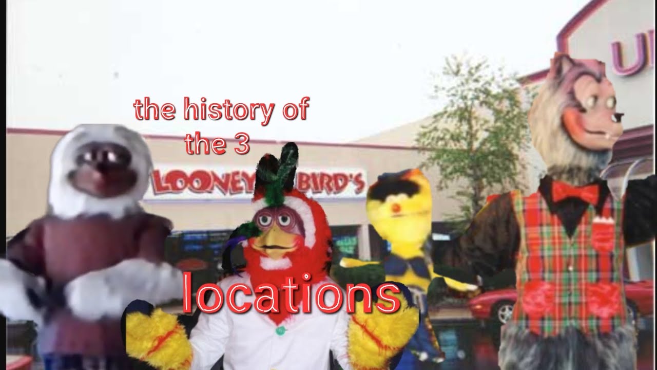 The history of all 3 looney birds locations 