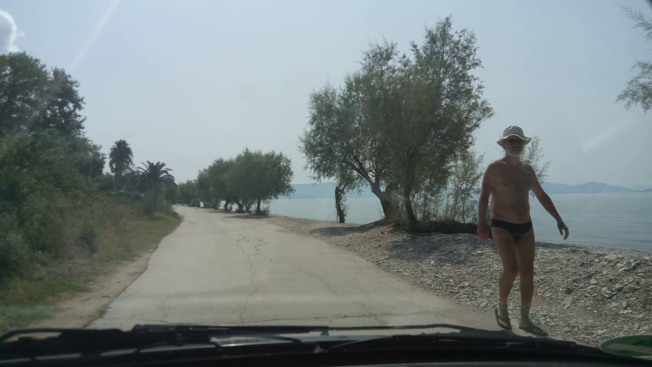 Afissos - Lefokastro and the famous left turn and the T-junction