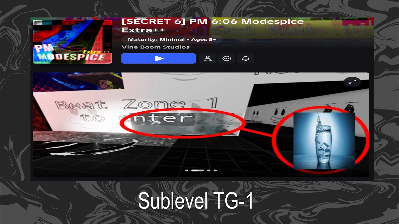 PM 6:06 Modespice Extra++ | Zone 5: Sublevel TG-1