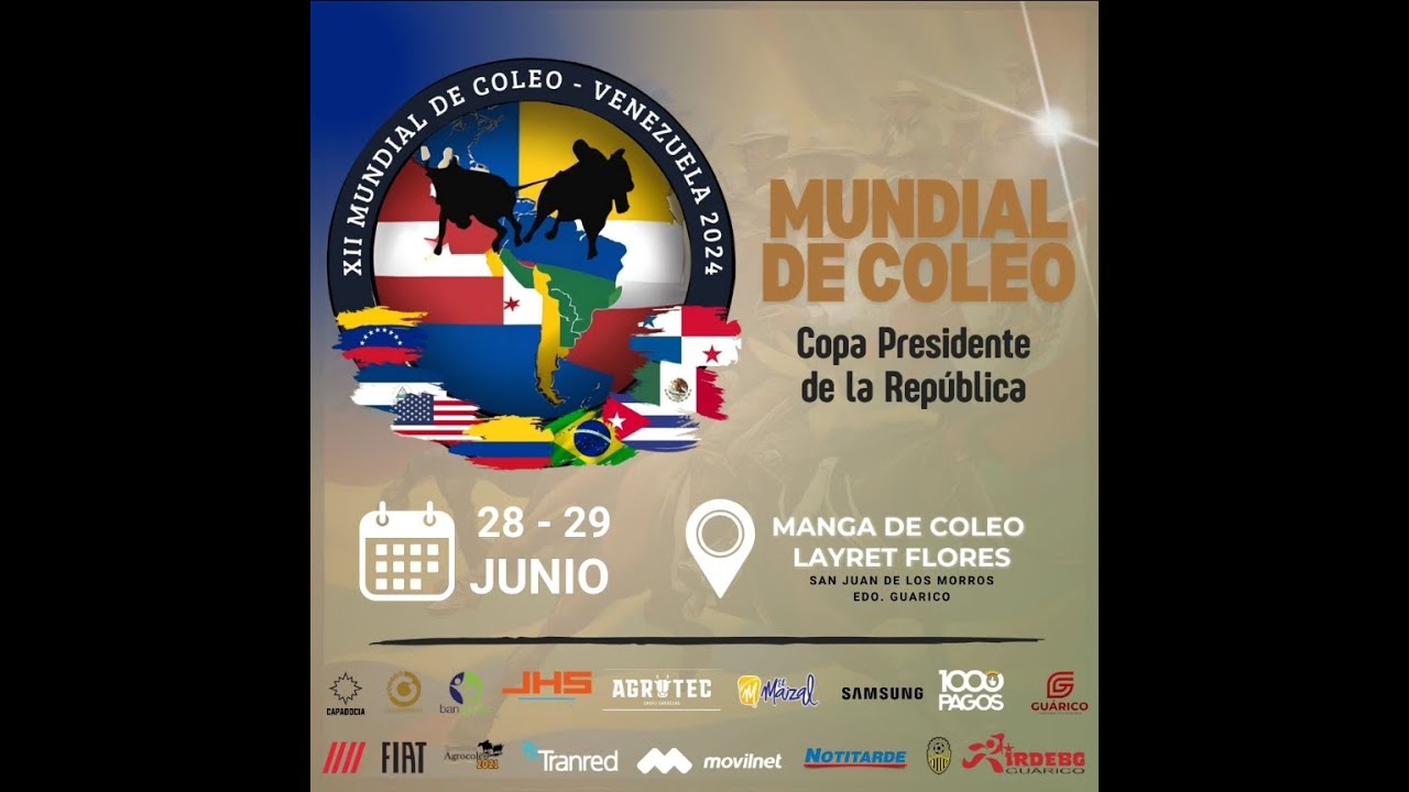 XII MUNDIAL DE COLEO VENEZUELA 2024 DIA 2