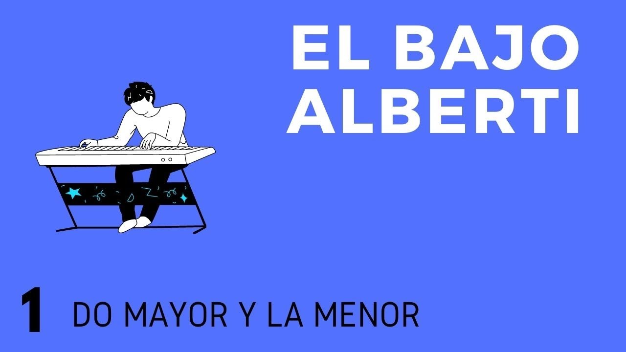 Aprender el BAJO ALBERTI a Piano 🎹 - Ejercicios para Do Mayor y La menor