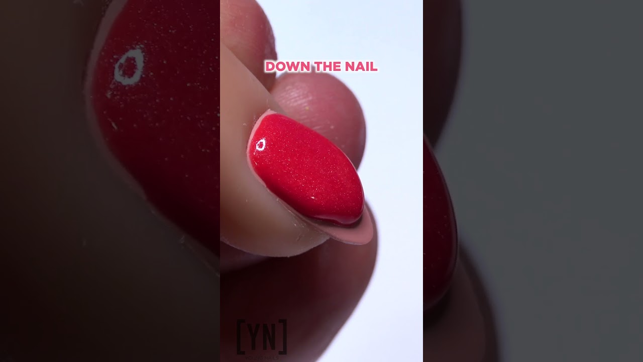 Surprise dip powder is colored acrylic  - #shorts #nails #dippowder #youngnails #fyp #satisfying