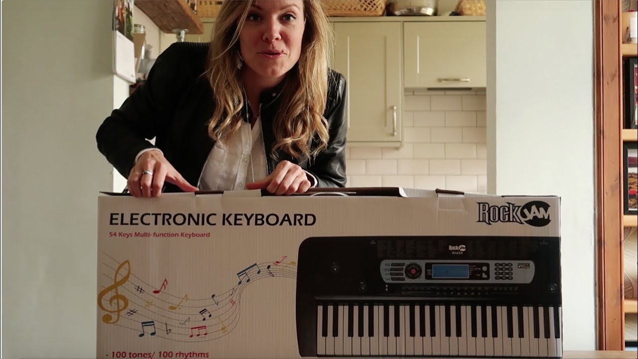 RockJam RJ 654 Keyboard Unboxing and Yousician Day 120