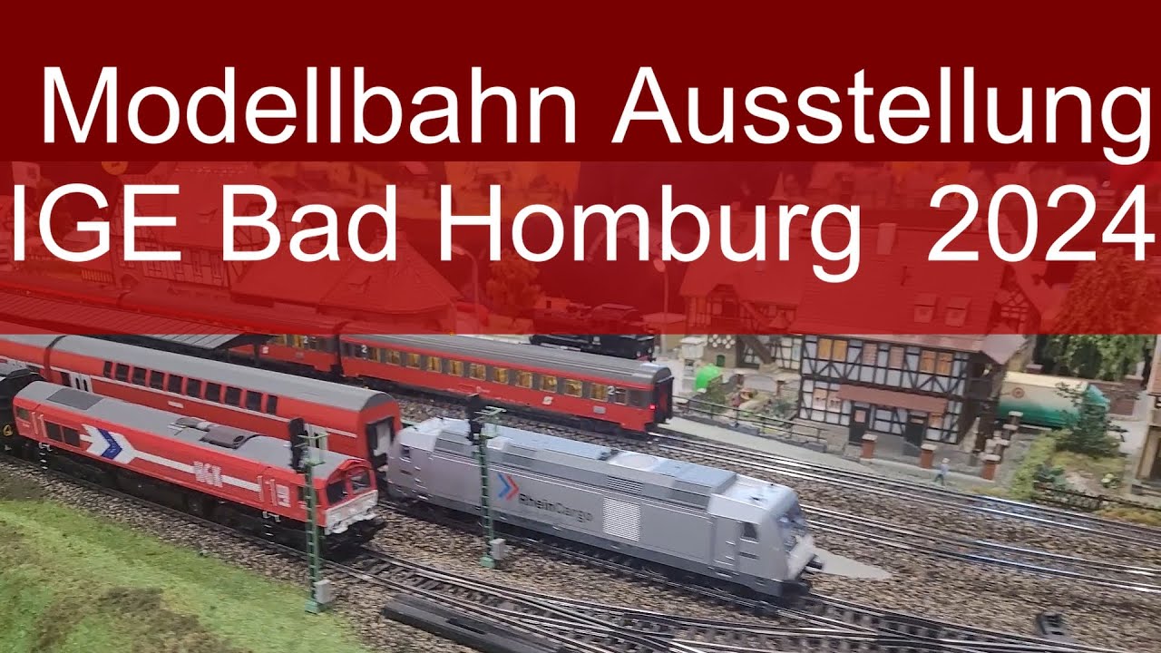 Große Märklin Modul Modellbahn Ausstellung beim IGE Event Bad Homburg