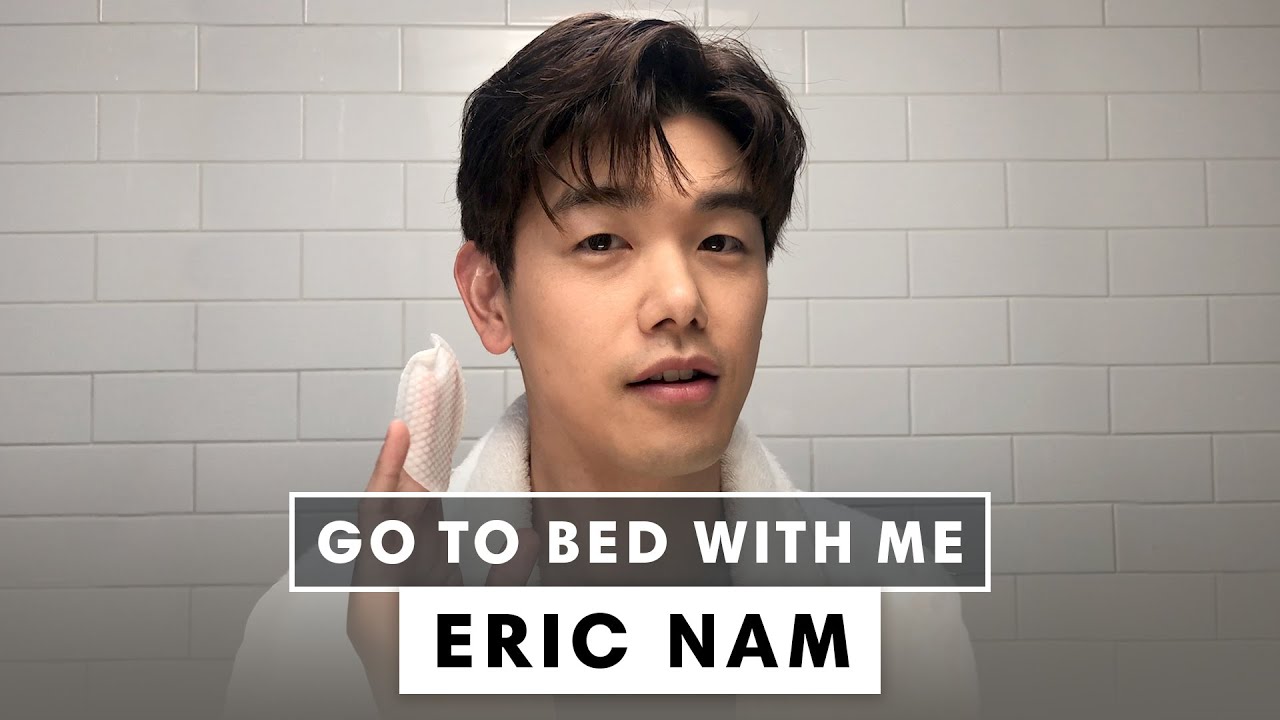 Eric Nam’s Nighttime Skincare Routine | 에릭남의 저녁 스킨케어 루틴 | Go To Bed With Me | Harper's BAZAAR