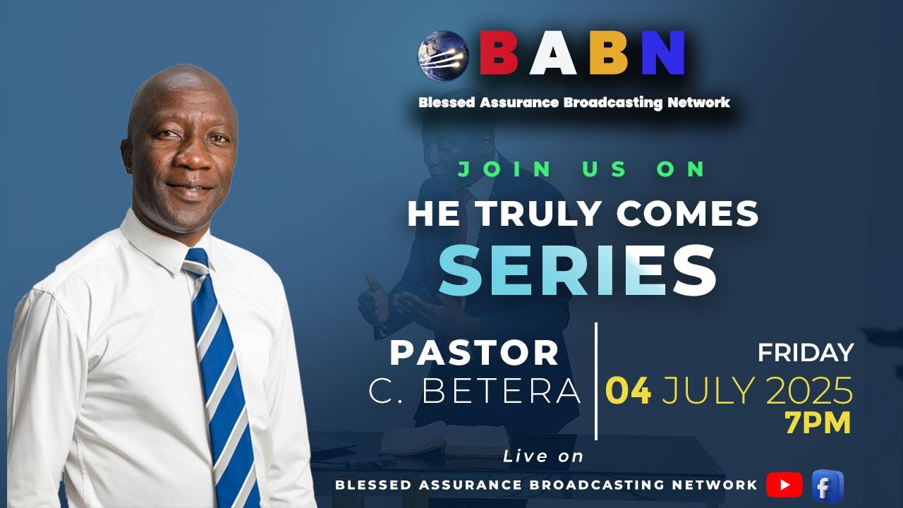 Pastor C. Betera with a sermon title