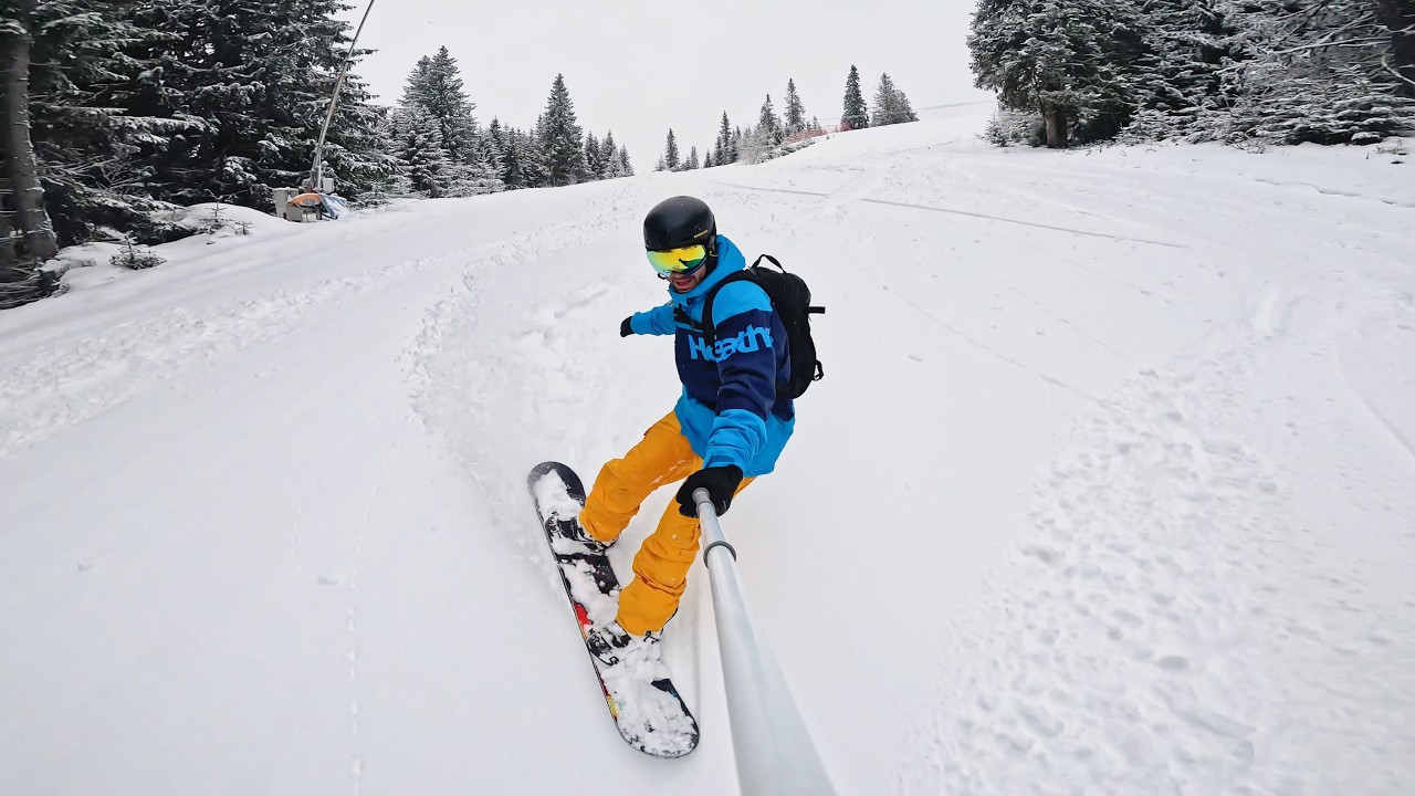Buscat Powder - Black slope | Full ride | GoPro