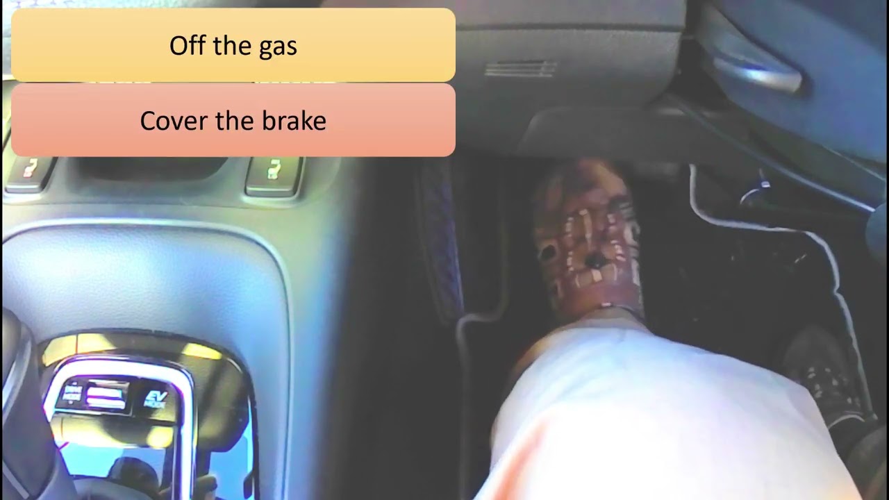 Driving Rehabilitation Training:  Left foot pedals (Left Foot Accelerator) Part 2
