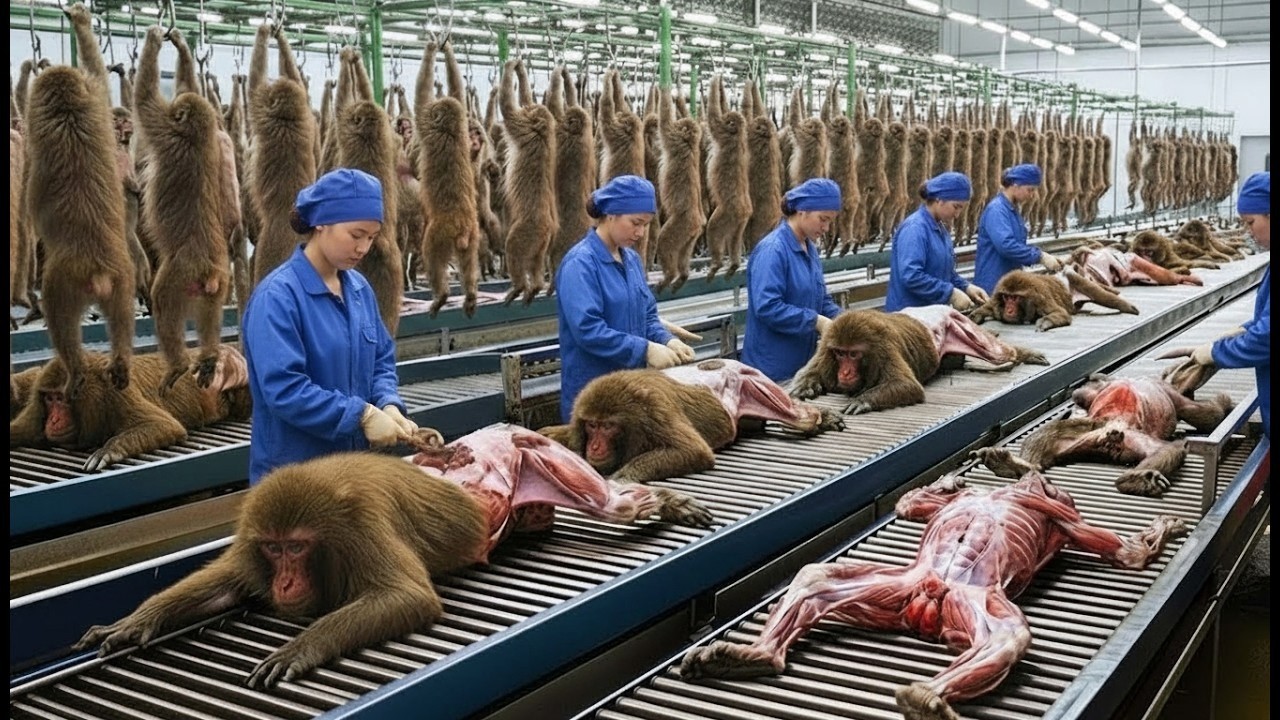 Inside the Monkey Pattern Leather Factory | (Full Process) From Raw Hide to Luxury Car Interior